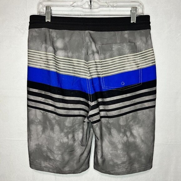 Old Navy Men's Swim Trunks Board Shorts Bathing Suit Pool Surf Striped Size 31x9 - Picture 4 of 5
